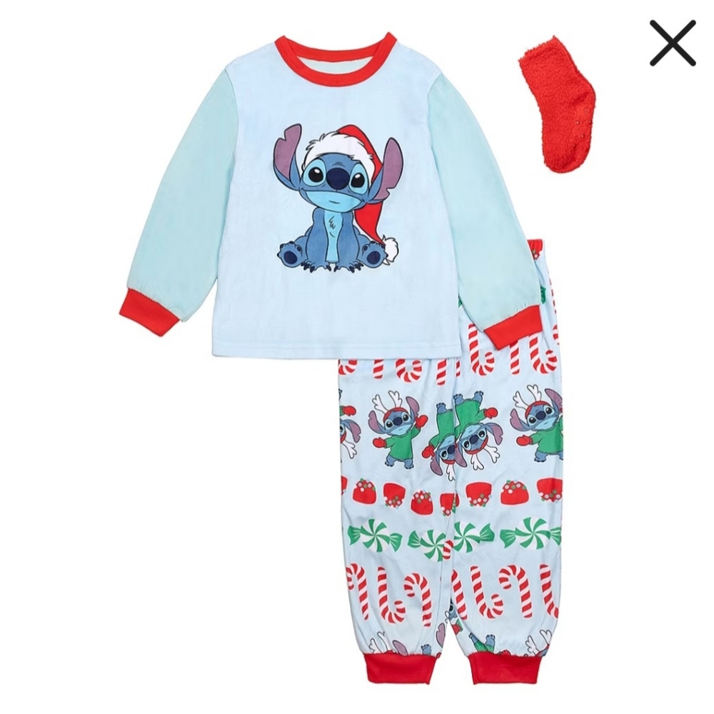 Disney stitch toddler 3 piece Pajama Set